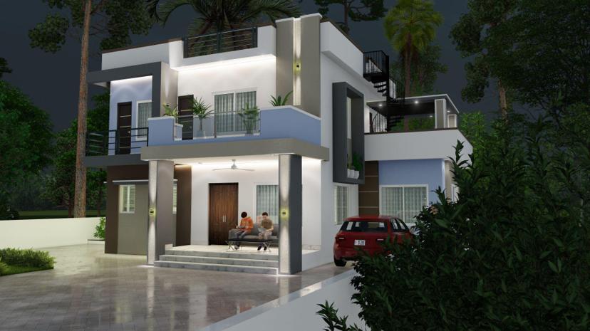 Modern Duplex Home