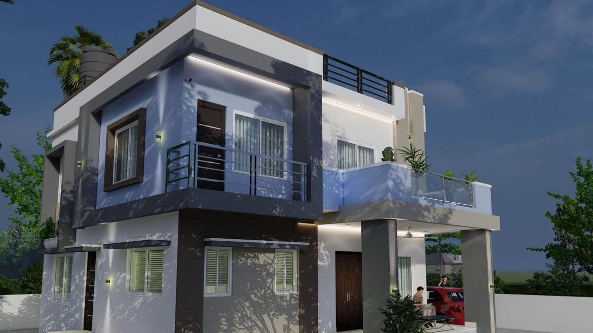 Modern Duplex Home